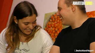 AMATEUR EURO - Sexy Gat Deutsche Vrou Kry fucked deur Goeie Horny Manlief