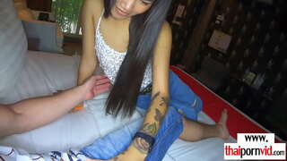 Denau amatur asiaidd slut defnyddio o&#039;r tu ôl gan BWC